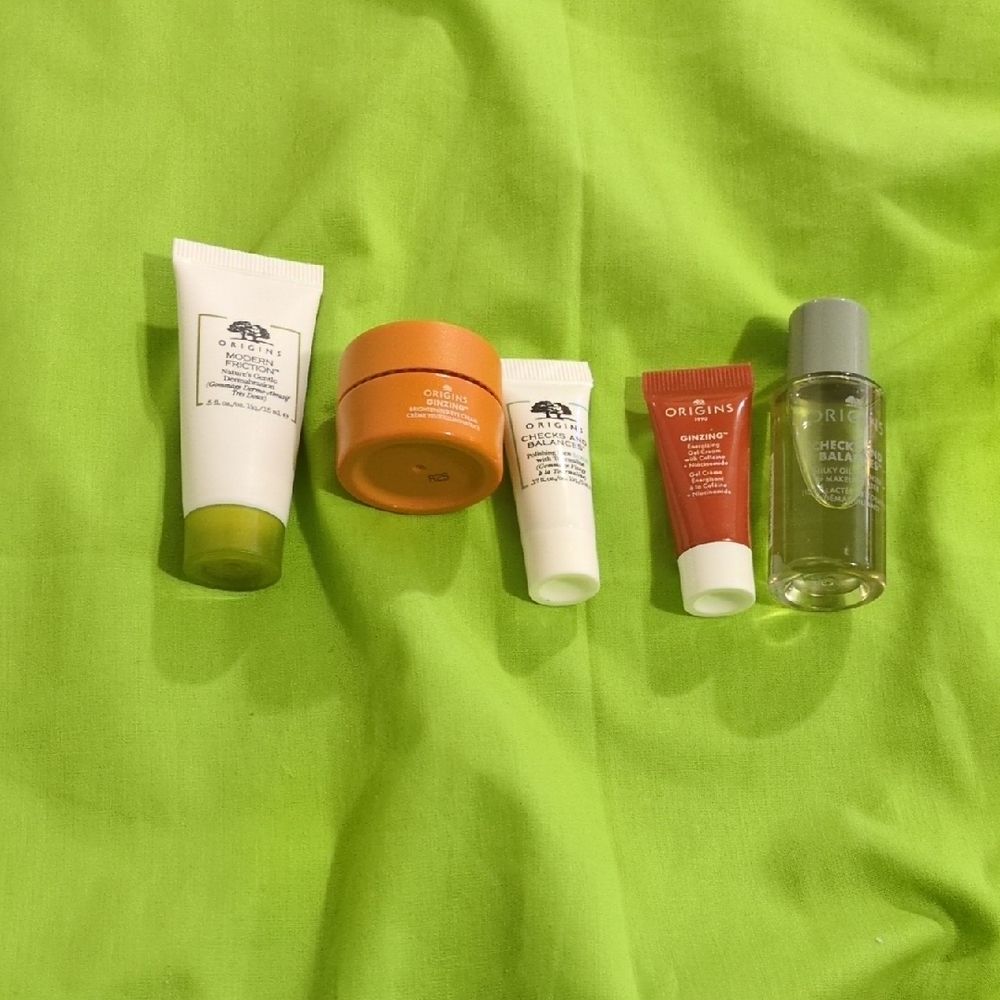 Origins Skincare Collection - Green, Orange, Red, Clear